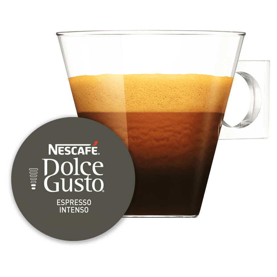 Espresso Intenso Nagy Kiszerelés NESCAFÉ® Dolce Gusto® kapszula és csésze