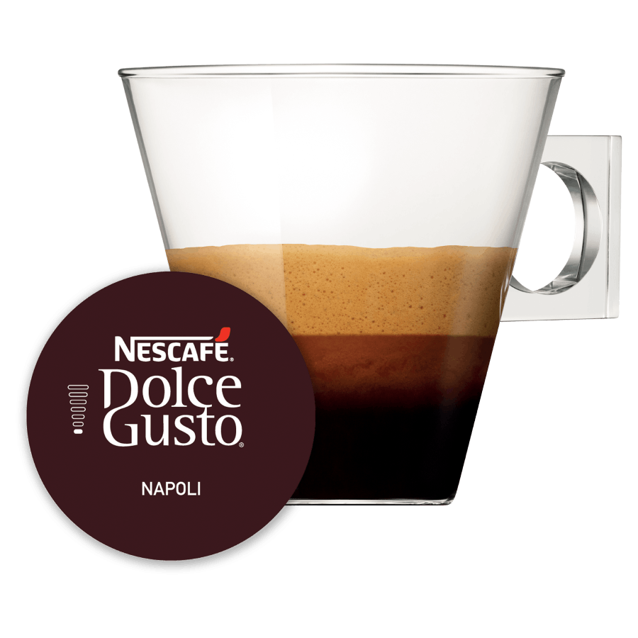 ESPRESSO NAPOLI NESCAFÉ® Dolce Gusto® kapszula és csésze