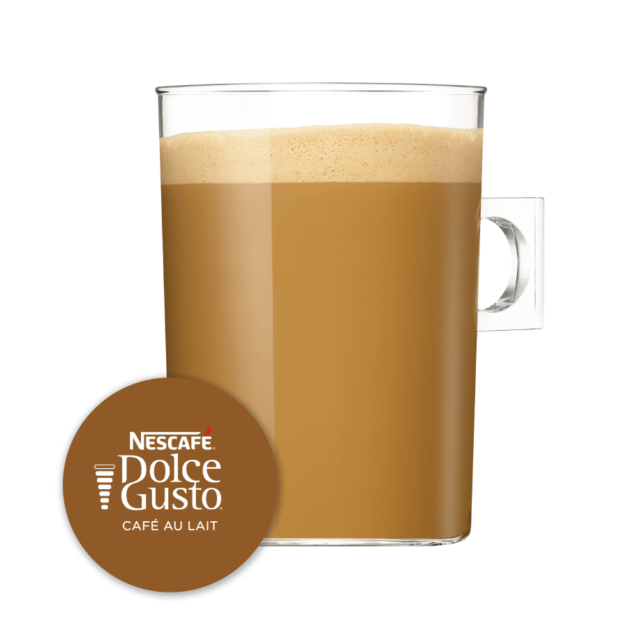 Café Au Lait Nagy Kiszerelés NESCAFÉ® Dolce Gusto® kapszula és csésze