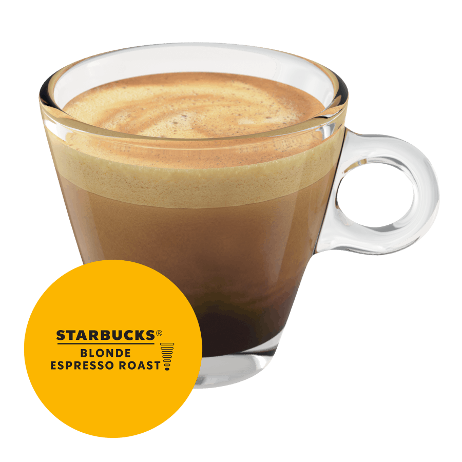 STARBUCKS BLONDE ESPRESSO ROAST NESCAFÉ® Dolce Gusto® kapszula és csésze