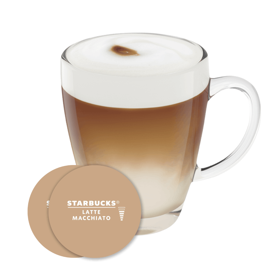 STARBUCKS LATTE MACCHIATO NESCAFÉ® Dolce Gusto® kapszula és csésze