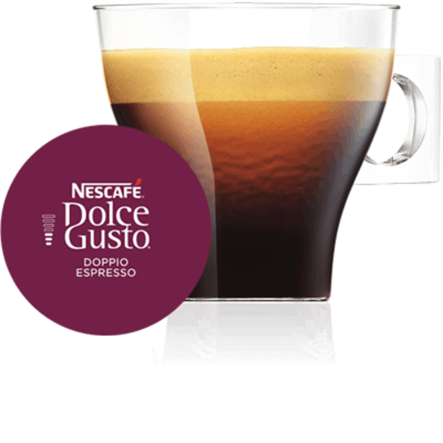 Doppio Espresso NESCAFÉ® Dolce Gusto® kapszula és csésze